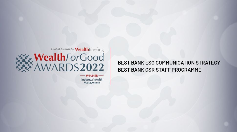 Award | Indosuez | Wealth Management | ESG | CSR | WealthBriefing